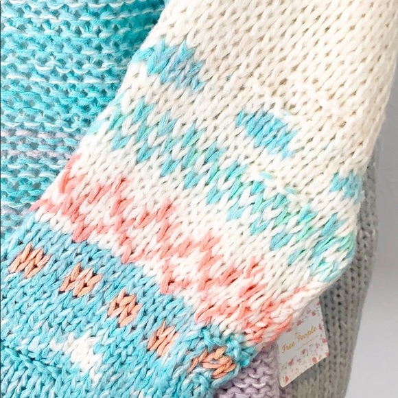 NWT Free People Polar Opposites Oversized Sweater - Picture 11 of 16